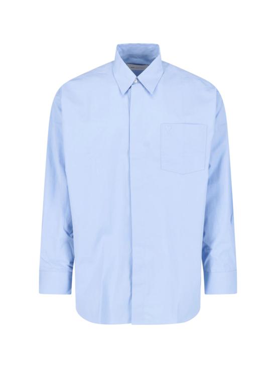 26FW 아미 긴팔 셔츠 USH867 CO0045 484 LIGHT BLUE