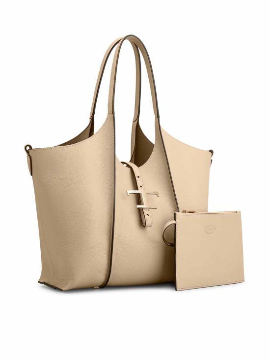 26FW 토즈 T 타임리스 쇼퍼 백 스몰 XBWTSBA0200XSO C609 BEIGE - TODS