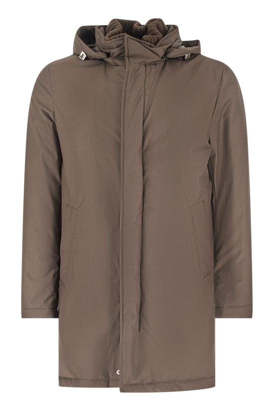 26FW 에르노 후드 다운 자켓 PI001155U12638 8800 Marrone scuro