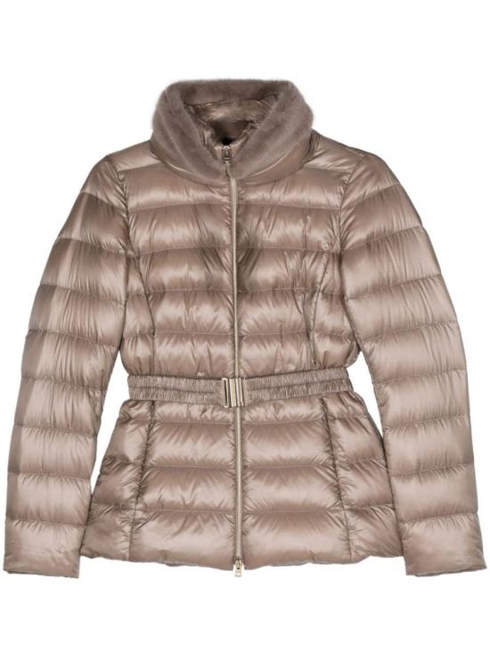 26FW 에르노 클라우디아 쇼트 다운 자켓 PI0485DIC M05 12017Z 2600 TAUPE
