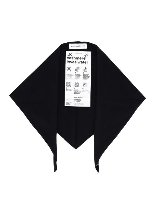 26FW 익스트림캐시미어 머플러/스카프 BANDANA RAVEN BLACK - EXTREME CASHMERE