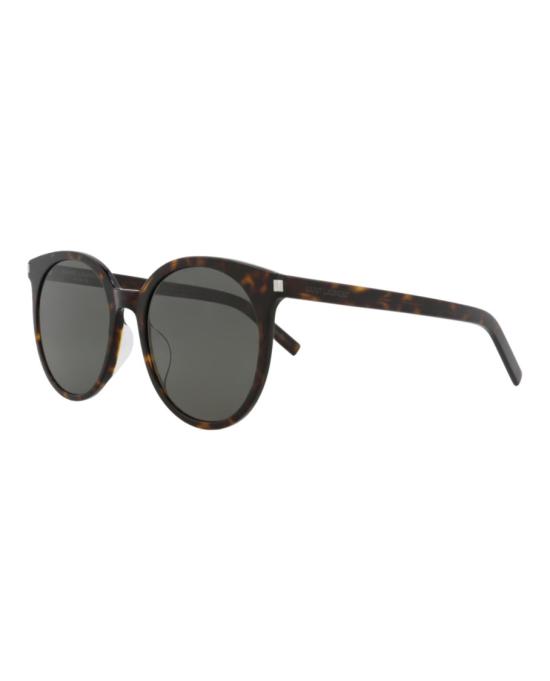  생로랑 라운드 아세테이트 선글라스 SL566KSLIM 30013797 002 20356 NS Brown - SAINT LAURENT