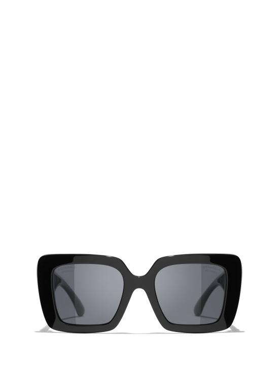 26FW 샤넬 선글라스 CH5567 1850T8 BLACK - CHANEL