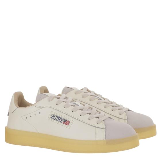 26FW 오트리 Dallas 달라스 로우 스니커즈 ADLMFD01LEASUECREPMRSH White - AUTRY