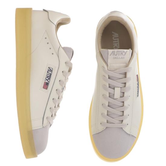 26FW 오트리 Dallas 달라스 로우 스니커즈 ADLMFD01LEASUECREPMRSH White - AUTRY