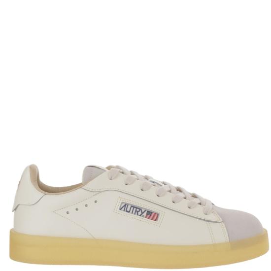 26FW 오트리 Dallas 달라스 로우 스니커즈 ADLMFD01LEASUECREPMRSH White