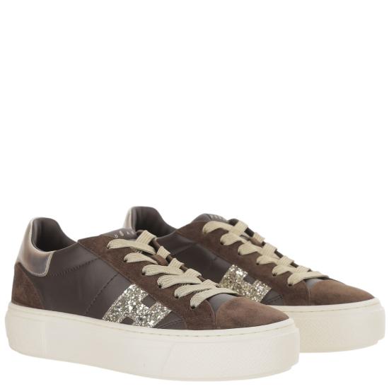26FW 호간 크로스윈드 스니커즈 호간 HXW7050GB00VI10R2B Brown - HOGAN