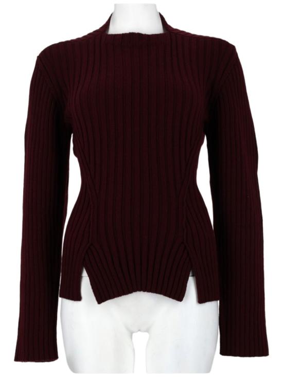 26FW 빅토리아 베컴 니트웨어 1326KJU007314A ACAI Burgundy
