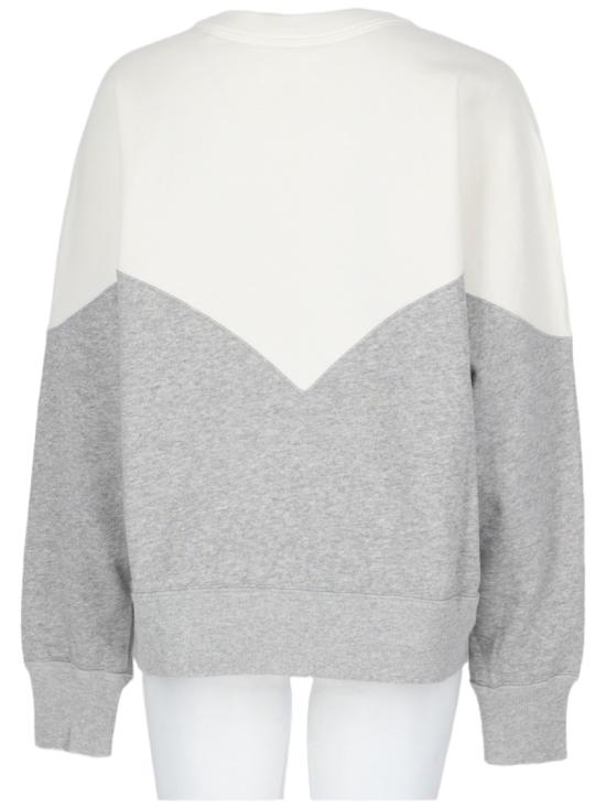 26FW 이자벨마랑에뚜왈 휴스턴 투톤 마랑 스웨트셔츠 SW0006FA A1M08EOFLY Grey - ISABEL MARANT ETOILE