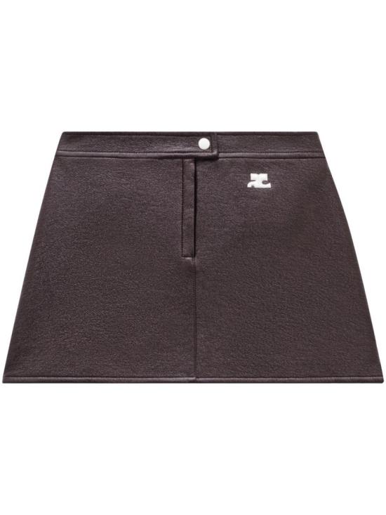 26FW 쿠레쥬 스커트 PERCJU001VY00144010 Burgundy