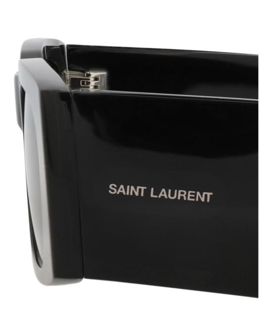  생로랑 아세테이트 렉탕글 선글라스 SL654F 30015087 001 00344 NS Black - SAINT LAURENT