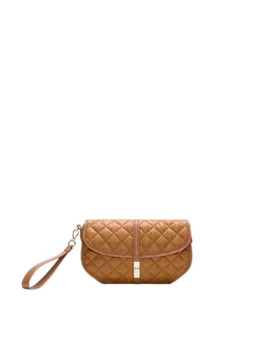  엠지 월리스 크로스백 Mz Wallace Small Astor Convertible Clutch Cognac