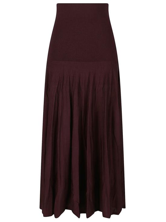 26FW 파코라반 스커트 26AMJU205ML0624 Burgundy