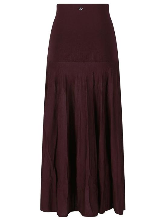 26FW 파코라반 스커트 26AMJU205ML0624 Burgundy - PACO RABANNE