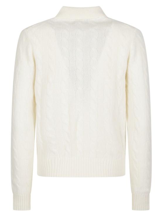 26FW 폴로 랄프로렌 케이블 폴로 니트 211972132001 Neutrals - POLO RALPH LAUREN