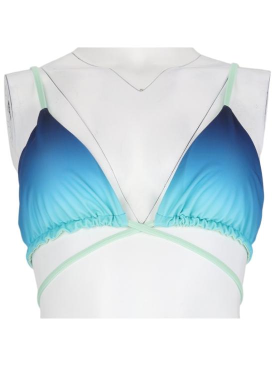 26FW 카사블랑카 비치웨어 W PF26 SWM 083 01BLUE GREENGRADIENT