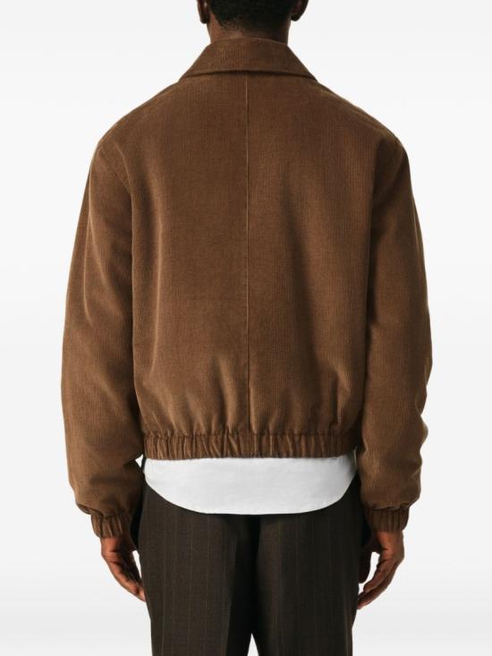 26FW 아미 울 아미 드 꾀흐 패딩 재킷 HJK830 CO0089 2221 Brown - AMI