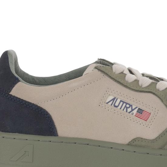 26FW 오트리 메달리스트 로우 스니커즈 AULMTS42TRICSUEDESMOKEGRNSPACE Multicolor - AUTRY