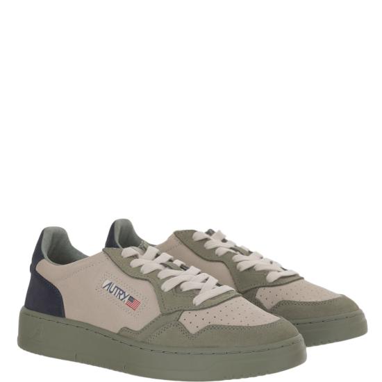 26FW 오트리 메달리스트 로우 스니커즈 AULMTS42TRICSUEDESMOKEGRNSPACE Multicolor - AUTRY