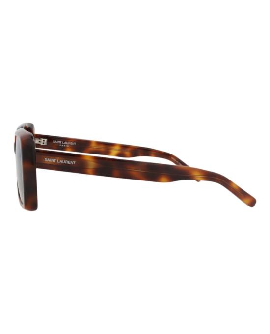  생로랑 아세테이트 스퀘어 선글라스 SL497 30011872 002 20357 NS Brown - SAINT LAURENT