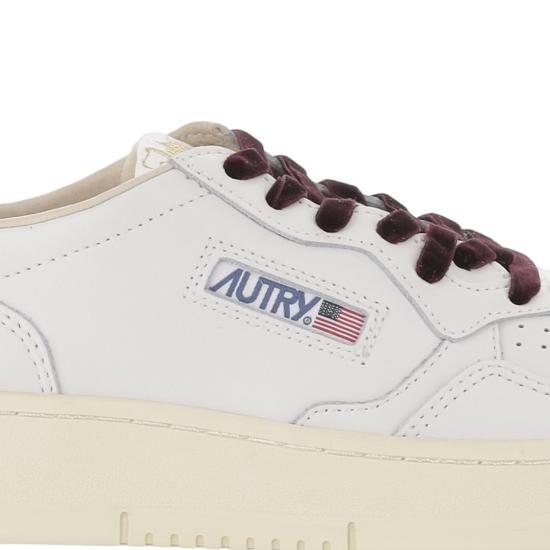 26FW 오트리 메달리스트 로우 레더 스니커즈 AULWVZ01LEAVELVLOGO WHTFIG White - AUTRY