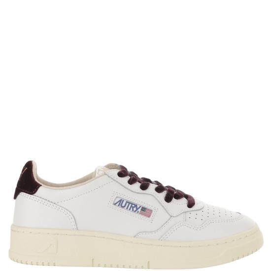 26FW 오트리 메달리스트 로우 레더 스니커즈 AULWVZ01LEAVELVLOGO WHTFIG White