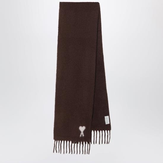 26FW 아미 알파카 아미 드 꾀흐 스카프 USF673AW0004 Brown