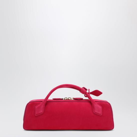 26FW 알라이아 르 테켈 스웨이드 고트스킨 클러치 AA1S06026CA328SUE Pink - ALAIA