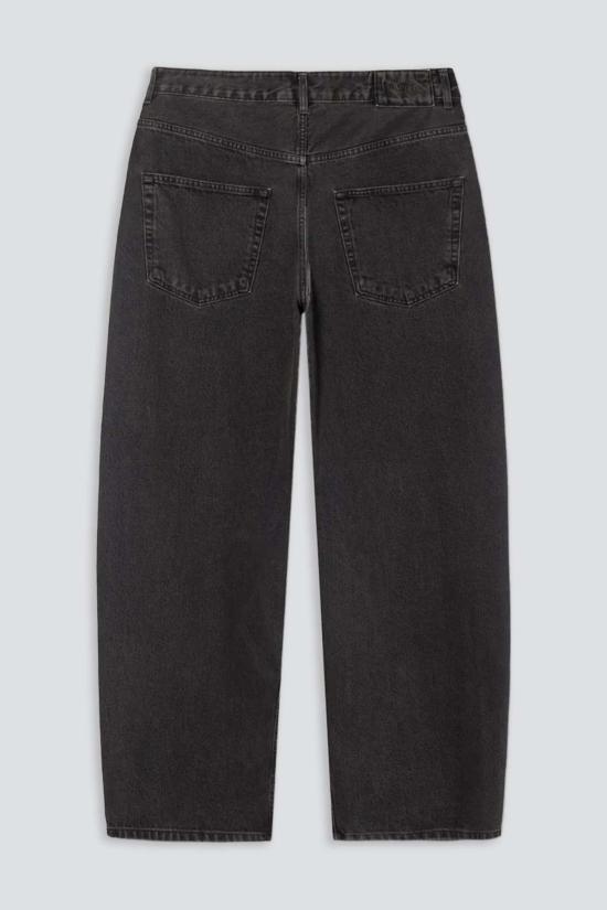  던스트 데님 팬츠 머드 릴렉스드 커브드 와이드 진 - DUNST