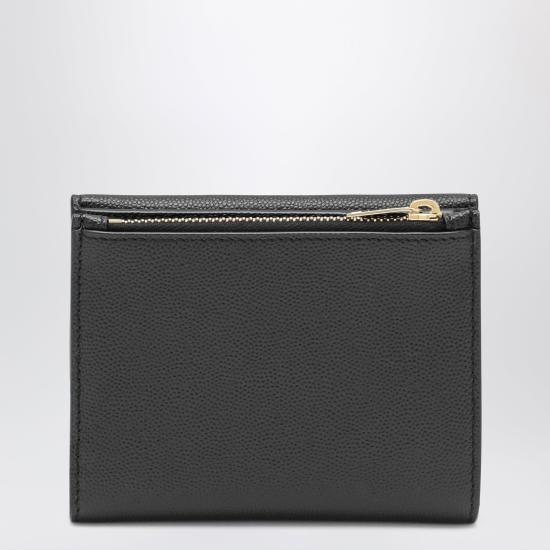 26FW 생로랑 그랑 드 뿌드르 엠보스드 레더 업타운 컴팩트 지갑 5822961GF0J Black - SAINT LAURENT