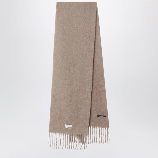 26FW 자크뮈스 프린지 울 스카프 ACU00572DOT4032 Brown
