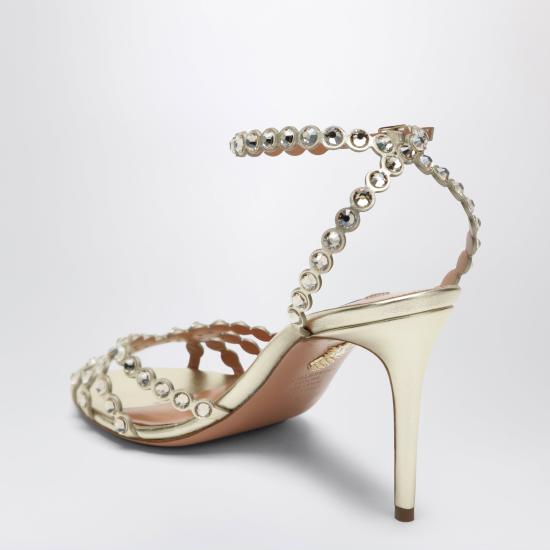 26FW 아쿠아주라 샌들 TQLMIDS0NPL Metal - AQUAZZURA