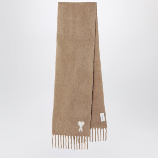 26FW 아미 알파카 아미 드 꾀흐 스카프 USF673AW0004 Beige