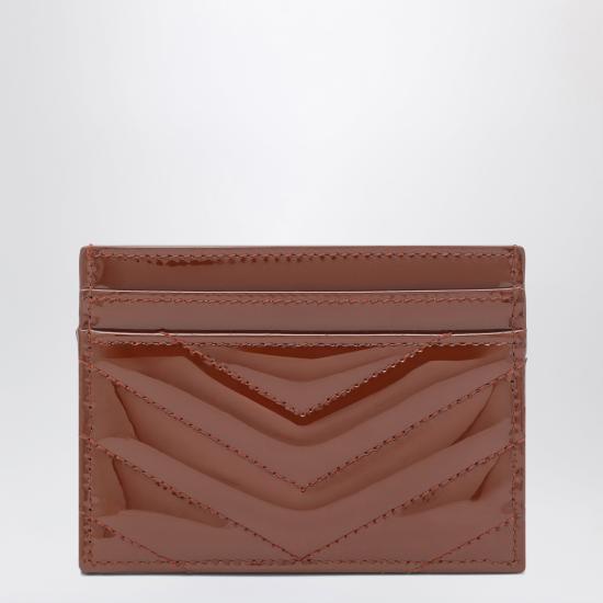 26FW 생로랑 명함지갑 8438860UF07 Brown - SAINT LAURENT