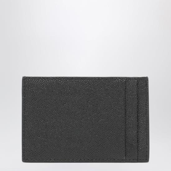 26FW 생로랑 그랑 드 뿌드르 엠보스드 레더 골드 모노그램 업타운 카드 케이스 5823051GF0J Black - SAINT LAURENT