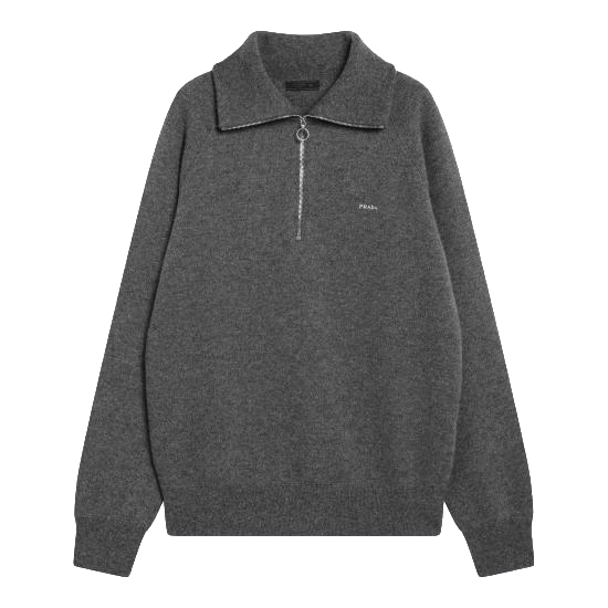 26FW 프라다 폴로 티셔츠 UMF398OOO6242 Grey