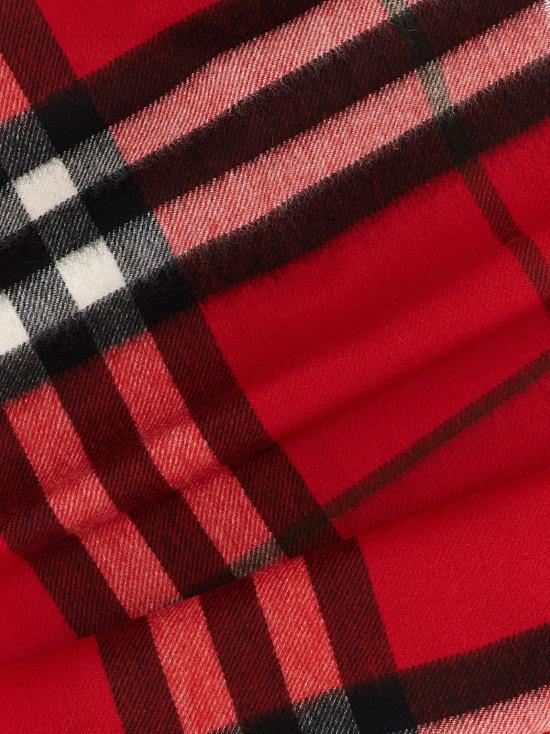 26FW 버버리 체크 캐시미어 스카프 8112640POSTRED - BURBERRY