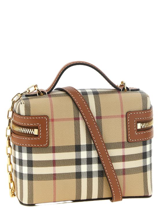 26FW 버버리 미니 체크 바니티 백 8128009ARCHIVEBEIGE - BURBERRY