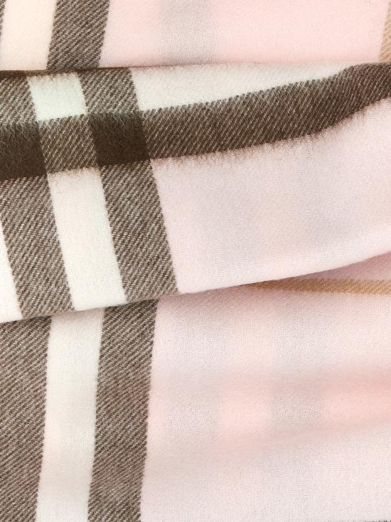 26FW 버버리 체크 캐시미어 스카프 8113947BOWPINK - BURBERRY