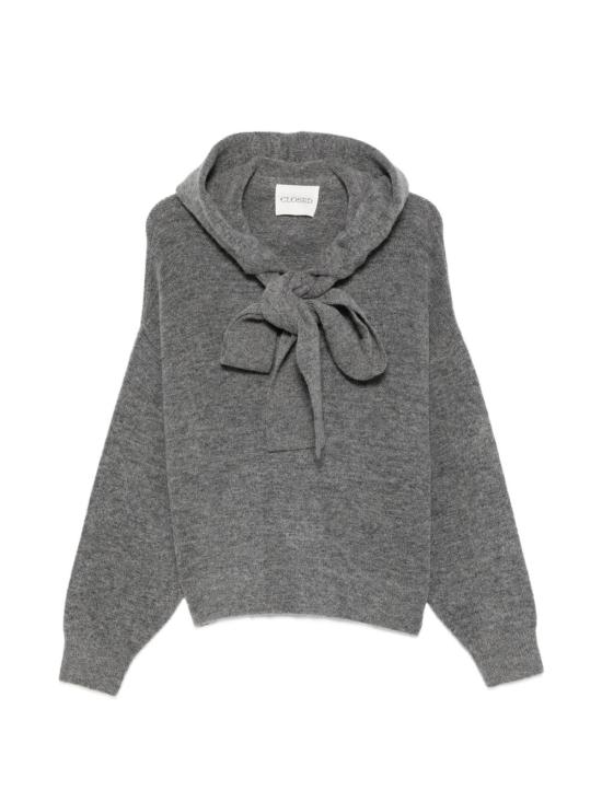 26FW 클로즈드 후드 티셔츠 C96922 96Z55164 GREY