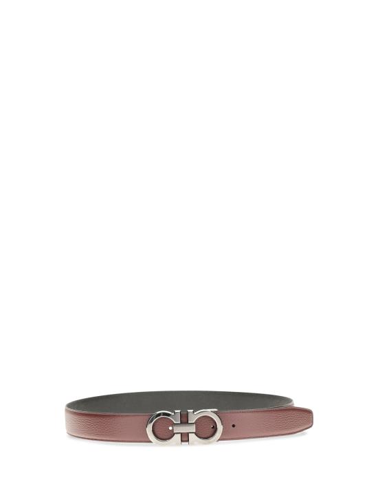 살바토레 페라가모 벨트 페라가모 양면 조절 가능 간치니  브라운 스톤 - SALVATORE FERRAGAMO