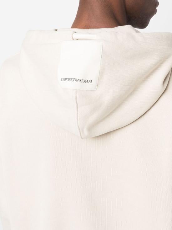  엠포리오 아르마니 후드 티셔츠 3R1M6I1JSFZ0136 BEIGE - EMPORIO ARMANI
