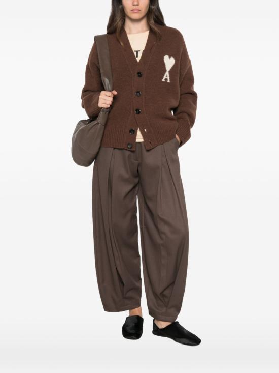 26FW 아미 가디건 UKC365D KN0135A362 BROWN - AMI
