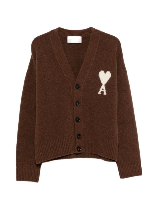 26FW 아미 가디건 UKC365D KN0135A362 BROWN