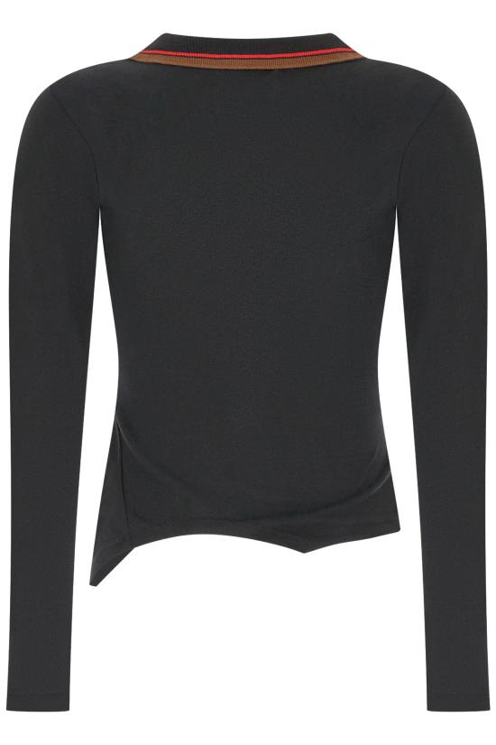 26FW 비비안웨스트우드 폴로 티셔츠 1H010007J00AU N401 BLACK - VIVIENNE WESTWOOD