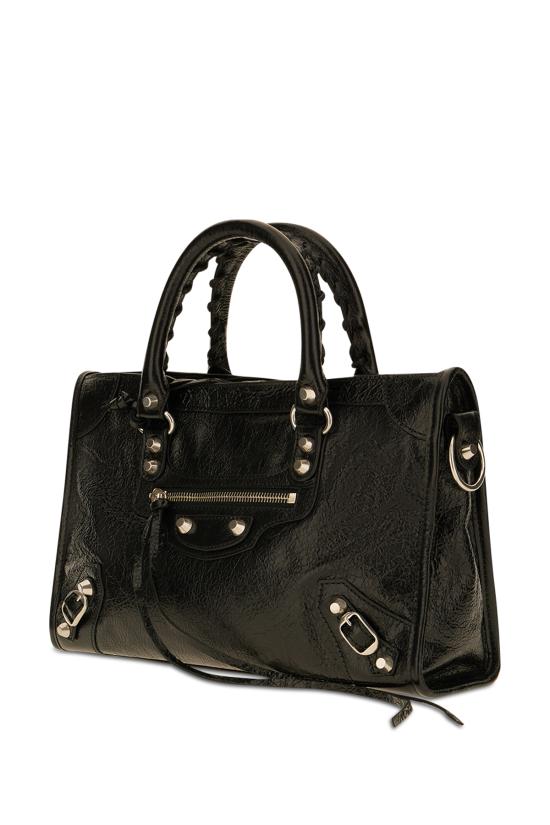 26FW 발렌시아가 르 시티 백 스몰 8657622ACLR 1000 BLACK - BALENCIAGA