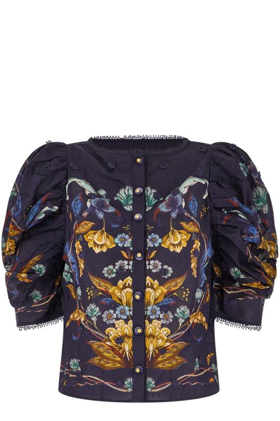 26FW 팜 리오 의류 368930 26051 GOLDEN NATURE NAVY BLUE