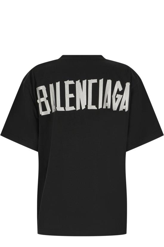 26FW 발렌시아가 반팔 티셔츠 871733TVVE4 1000 BLACK - BALENCIAGA