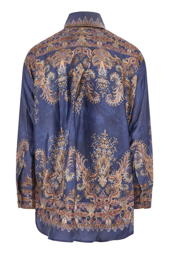 26FW 짐머만 블라우스 9676TF261 NAP NAVY PAISLEY - ZIMMERMANN