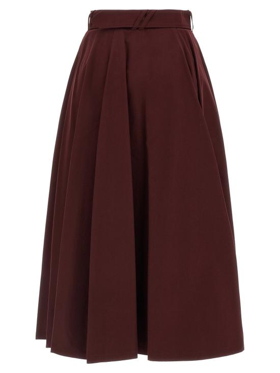  버버리 스커트 LD8130327VINEYARDRED BURGUNDY - BURBERRY